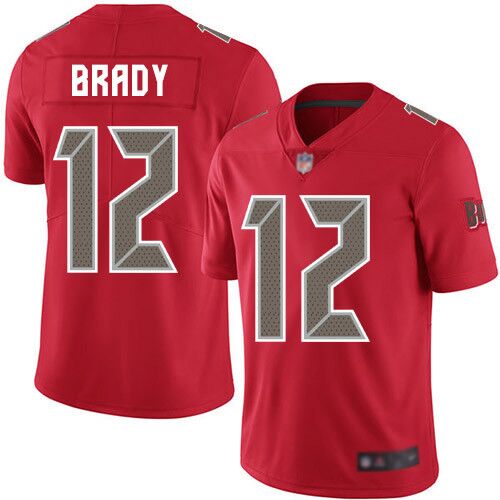 Nike Buccaneers 12 Tom Brady Red Stitched NFL Limited Rush Jersey,We sell and wholesale Nike Buccaneers 12 Tom Brady Red Stitched NFL Limited Rush Jersey on line form chian!